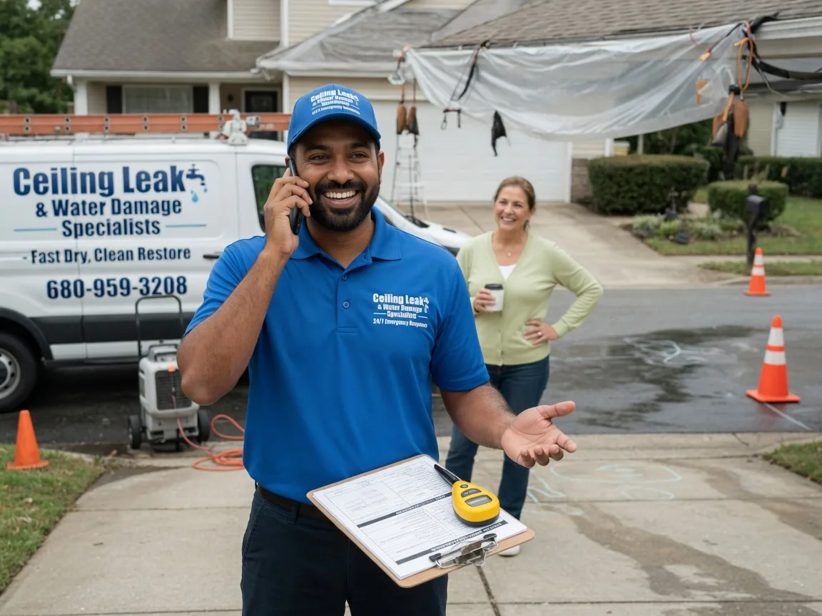 Ceiling Leak Cleanup Belle Plaine, KS FAQs